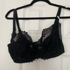 Black Lace Bra - No lining